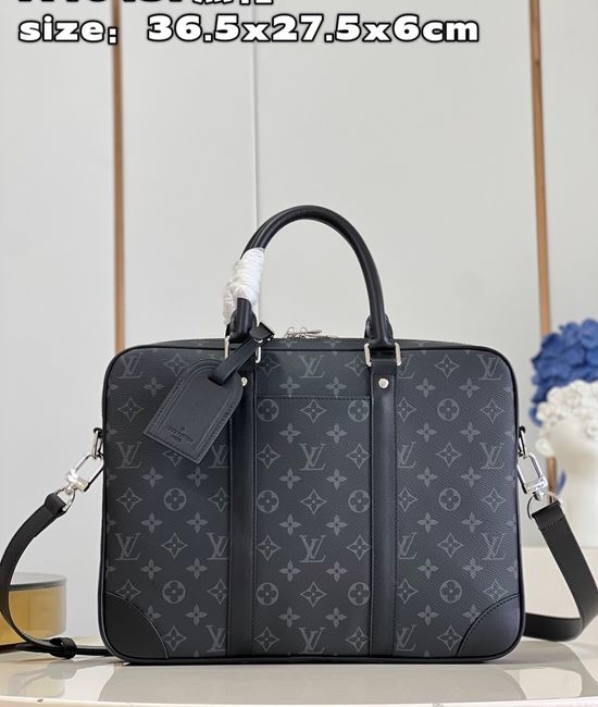 Louis Vuitton LV Voyage Briefcase Monogram Eclipse M46457