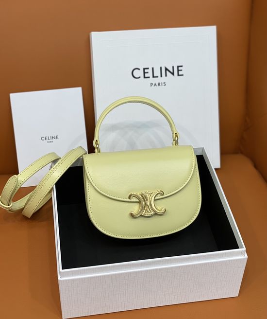 Celine BESACE TRIOMPHE Mini Leather Bag 10L063