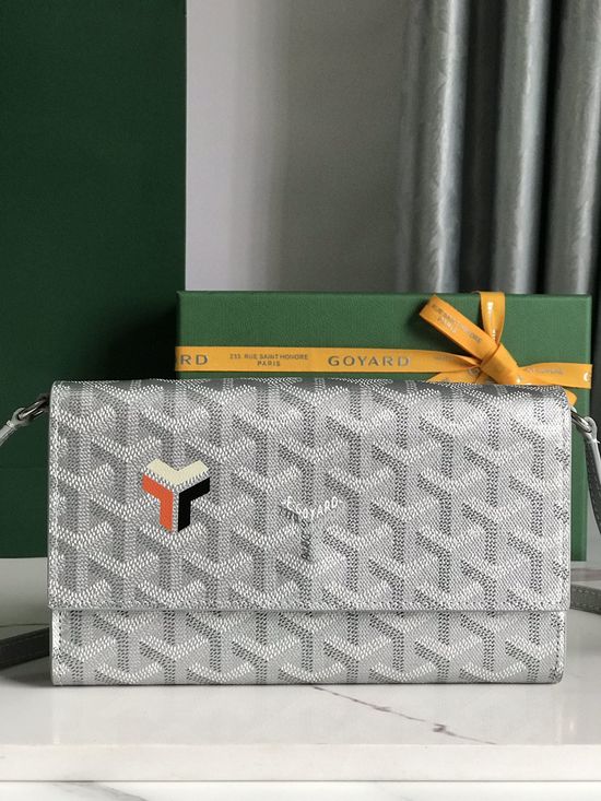 Goyard Varenne Canvas Cowhide Leather Wallet 02019