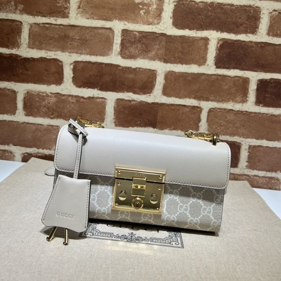 Gucci Oatmeal Canvas Handbag 735103