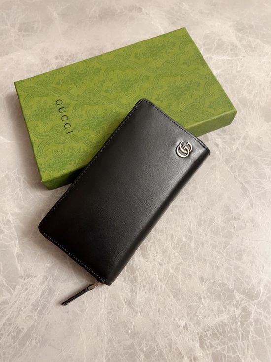 Gucci GG Marmont Full Zip Leather Wallet 428736