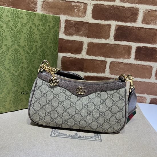 Gucci Brown Monogram Shoulder Bag 735132
