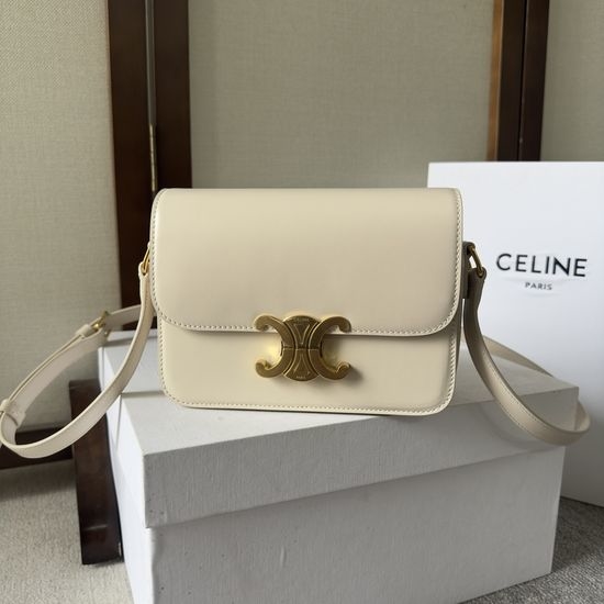 Celine TEEN TRIOMPHE BAG Textured Leather Bag 188423