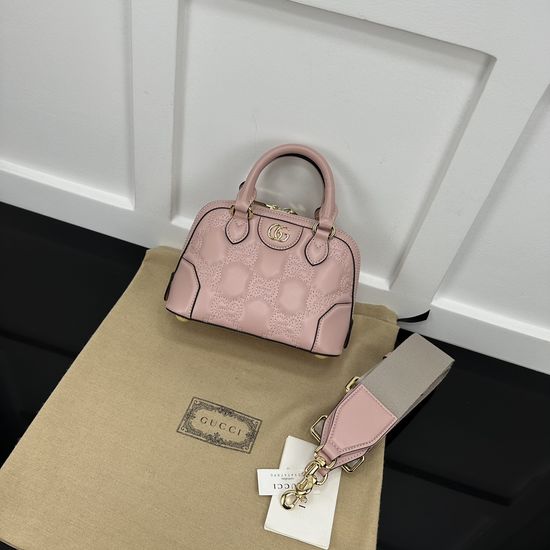 Gucci Handbag Pink Embroidered 727793