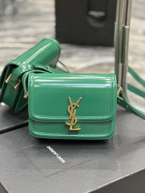 Yves Saint Laurent Solferino Shiny Patent Leather Bag 634306