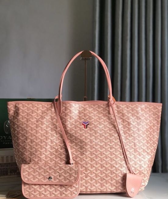 Goyard Saint Louis Limited Pink Painted Bag 020144