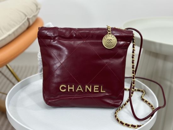 Chanel Mini Garbage Bag Calfskin Crossbody Bag 3980