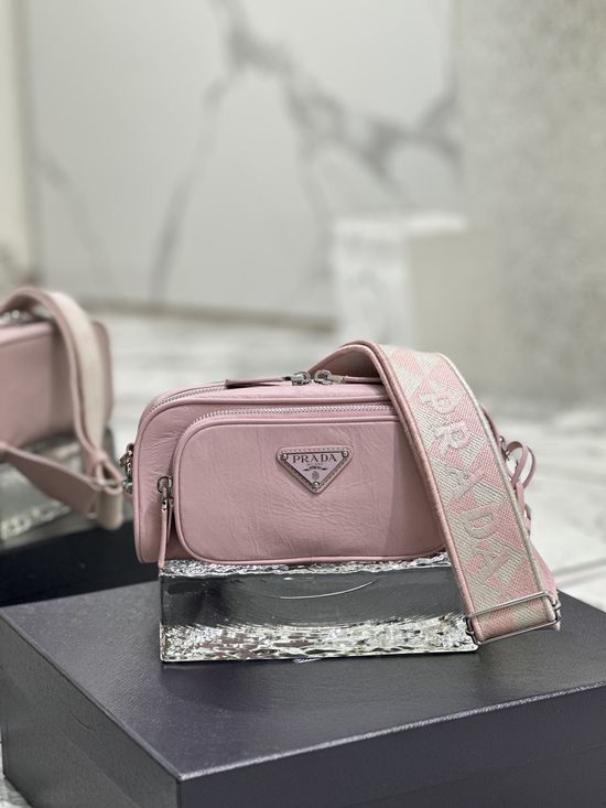 Prada Show Pleated Shoulder Bag 1BH198