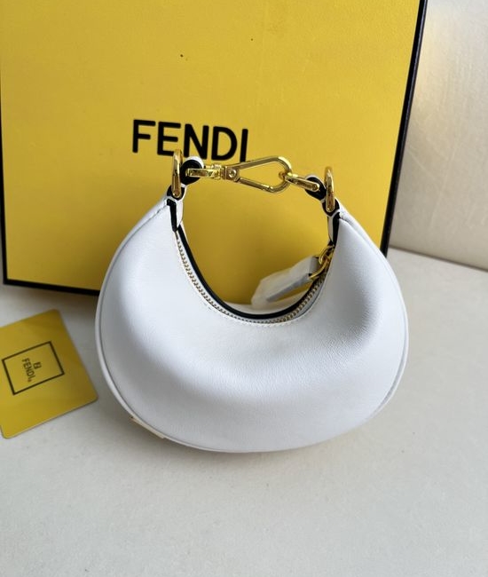 Fendi Praphy Leather Hobo Bag 206
