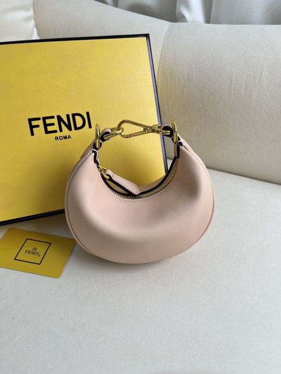 Fendi Graphy Crescent Shoulder Bag 206