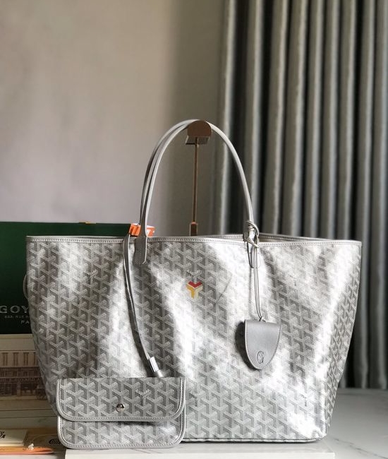 Goyard Saint Louis Limited Space Silver Painted Bag 020144