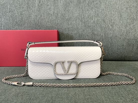 Valentino MINILOC Snakeskin Leather Handbag 1133S