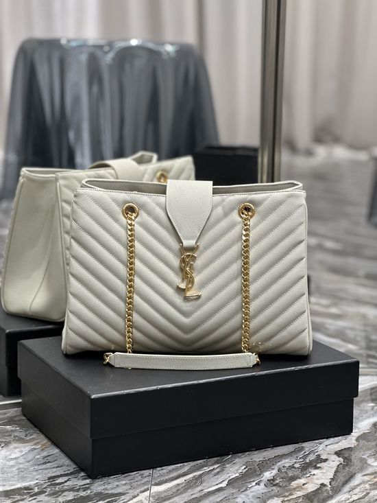 Yves Saint Laurent Caviar Leather Large Tote Bag 668900