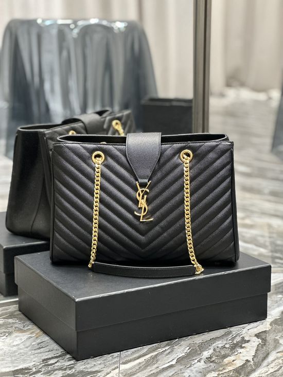 Yves Saint Laurent Caviar Leather Large Tote Bag 668900