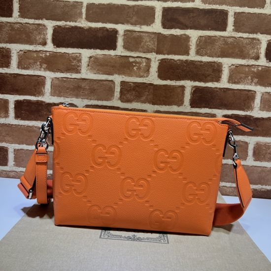 Gucci Bag Orange Embossed G 696009