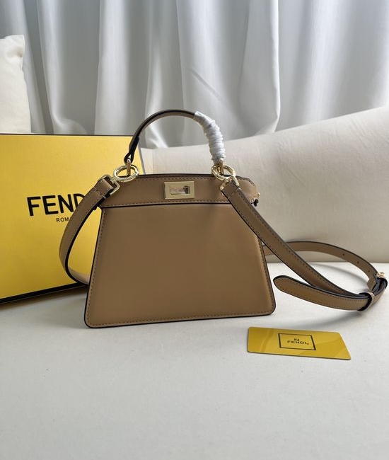 Fendi Peekaboo ISeeU Petite Lambskin Handbag 0228