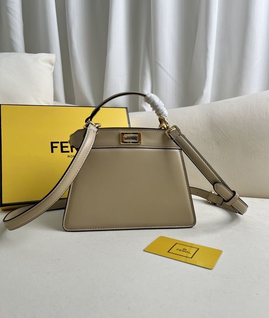 Fendi Peekaboo ISeeU Petite Light Blue Nappa Leather 0228