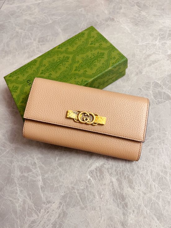 Gucci Python Bow Leather Wallet 750461