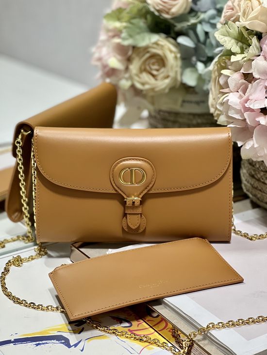 Christian Dior Bobby East-West Brown Chain Bag 5703