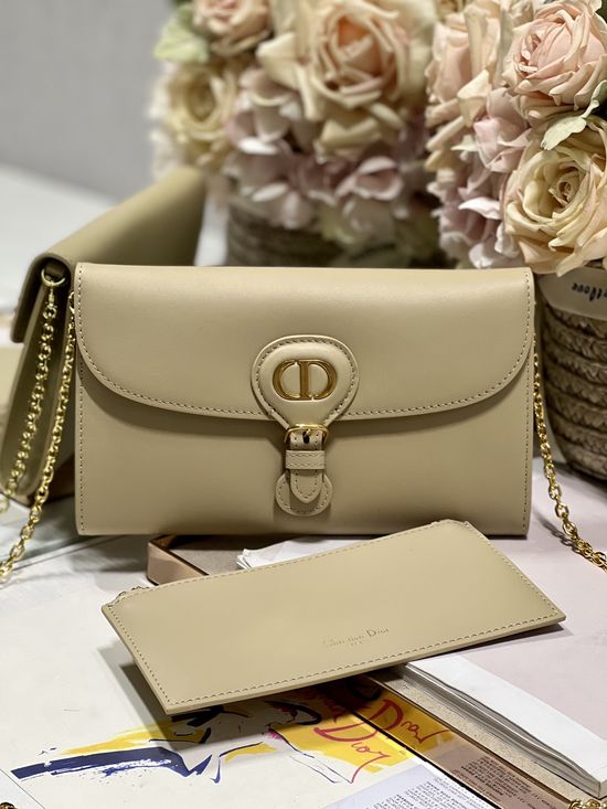 Christian Dior Bobby East-West Apricot Chain Bag 5703