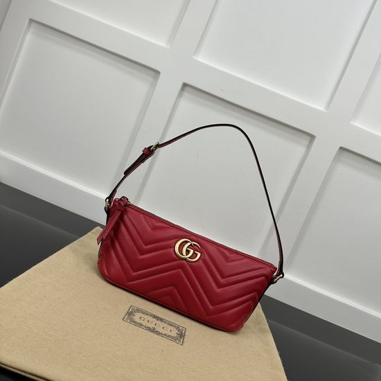Gucci Embroidered Large Shoulder Bag 739166
