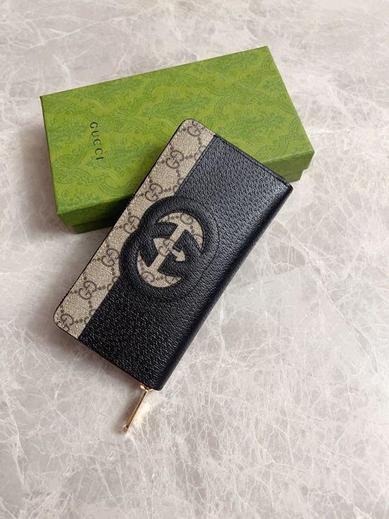Gucci Interlocking G Canvas Wallet 701423