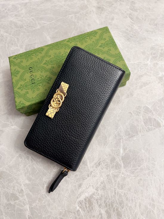 Gucci Interlocking G Python Bow Detail Wallet 750458