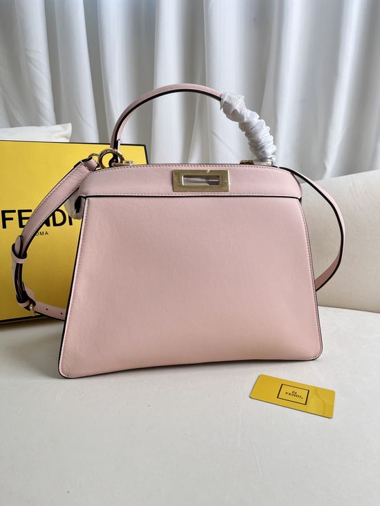 Fendi Peekaboo ISeeU Medium Leather Handbag 0230