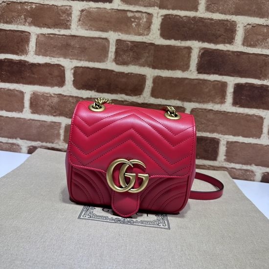 Gucci Red Crossbody Bag 739682