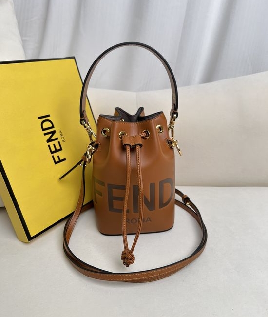 Fendi Mon Tresor Mini Bucket Leather Bag 226