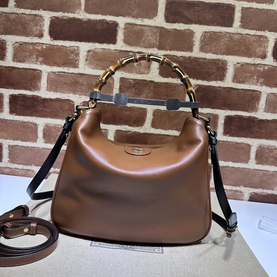 Gucci Classic Leather Brown Bag 746124