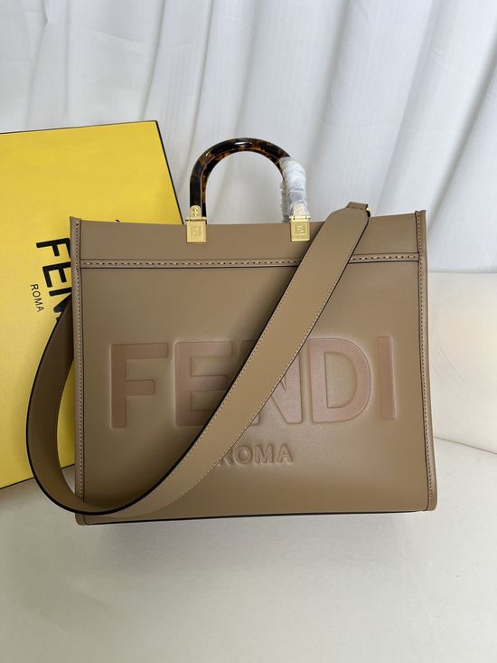 Fendi Sunshine Medium Leather Tote 877