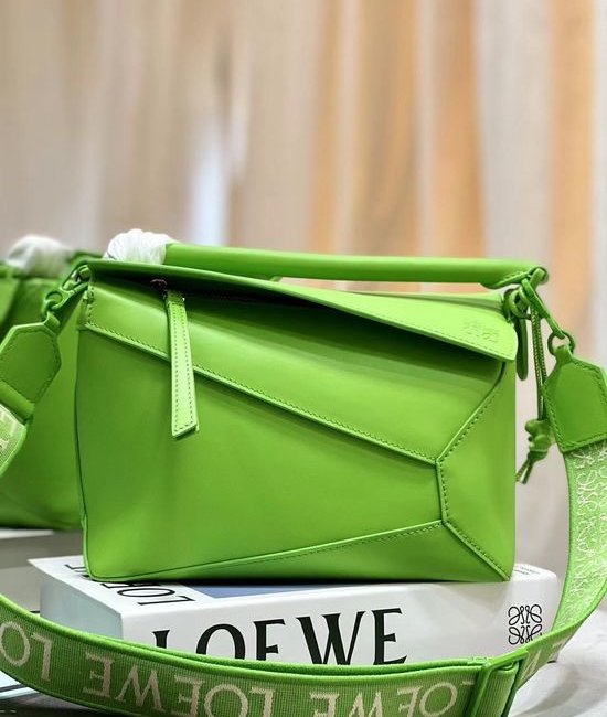Loewe Puzzle Edge Satin Calfskin Handbag 1201