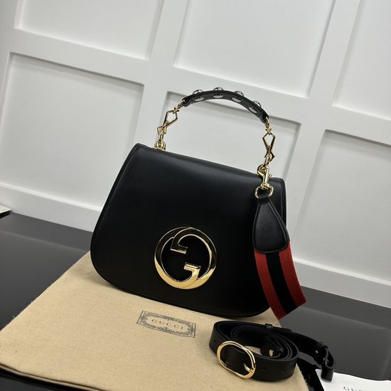 Gucci Large Bag Black Leather 721172