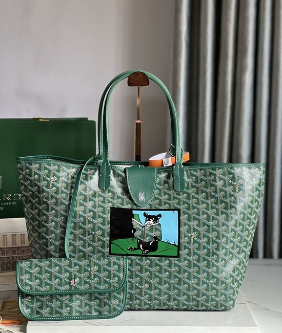 Goyard Saint Louis PM Whimsical Dog Painting 16285