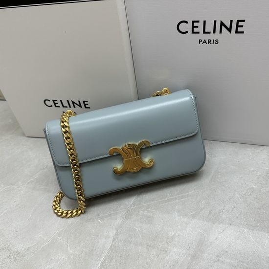 Celine Triomphe Canvas Chain Shoulder Bag 197993
