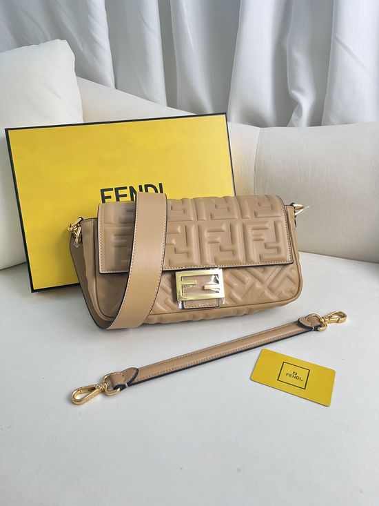 Fendi Baguette Medium Lambskin Handbag 211