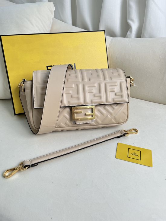Fendi Baguette Nappa Leather Handbag 211