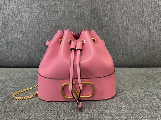 Valentino Mini Sheepskin Bucket Bag 1188