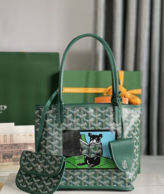 Goyard Anjou Mini Painted French Bulldog Bag 020660