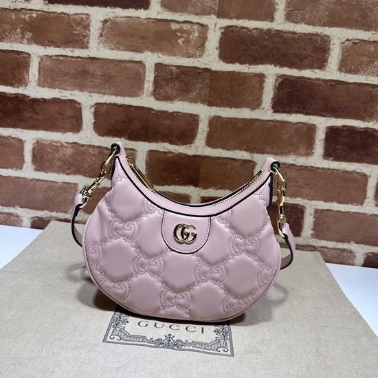 Gucci Handbag Pink Leather Model 739736