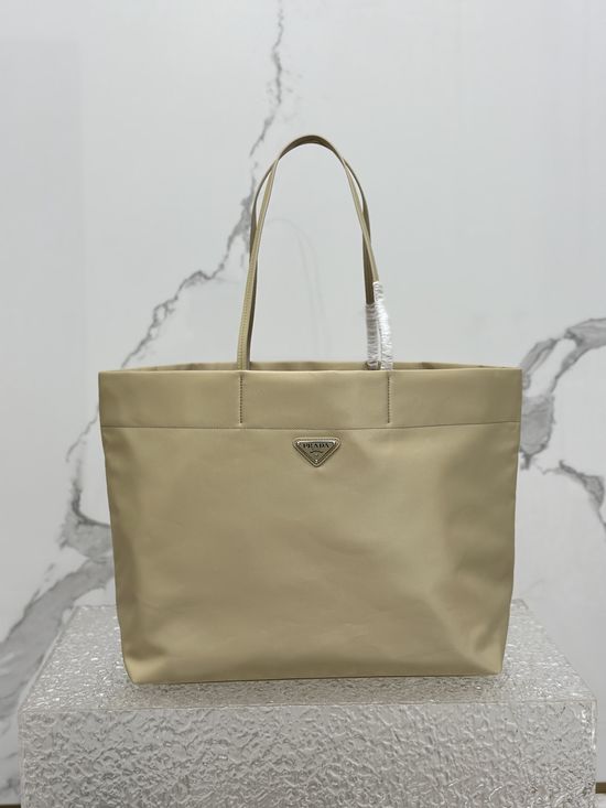 Prada Recycled Nylon Saffiano Leather Tote Bag 1BG107