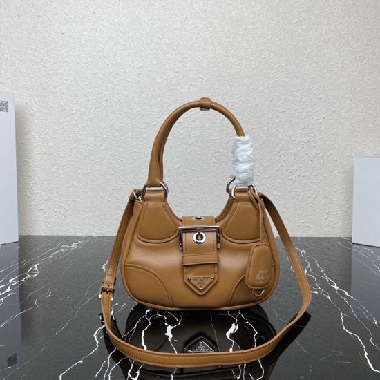 Prada Moon Bag Sheepskin Shoulder Bag 9991