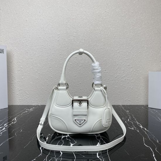 Prada Moon Bag Sheepskin Shoulder Bag 9992