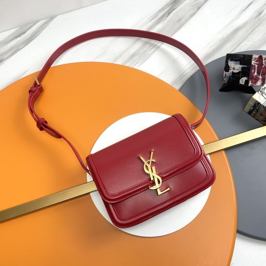 Yves Saint Laurent Solferino Textured Leather Shoulder Bag 634306.Zx