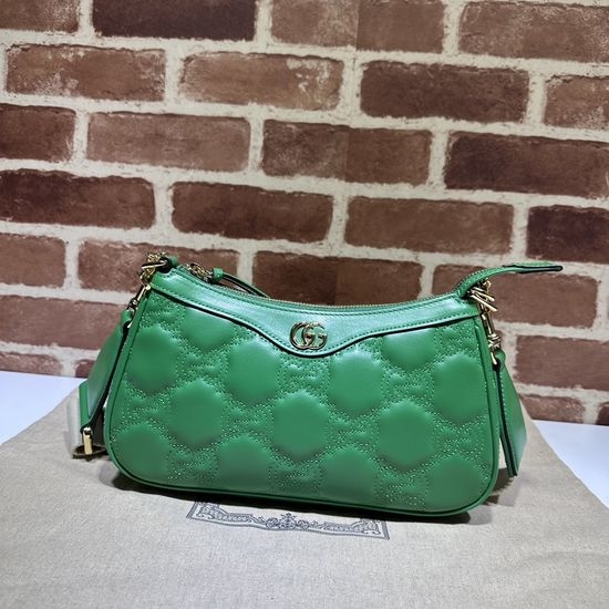 Gucci Green Leather Handbag 735049