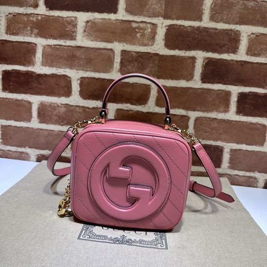 Gucci Rose Pink Fashion Handbag 744434