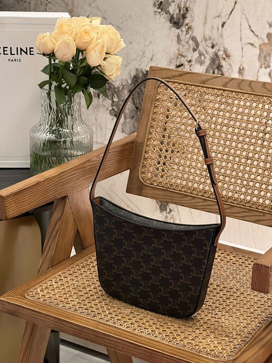 Celine Vintage Underarm Shoulder Bag 112273