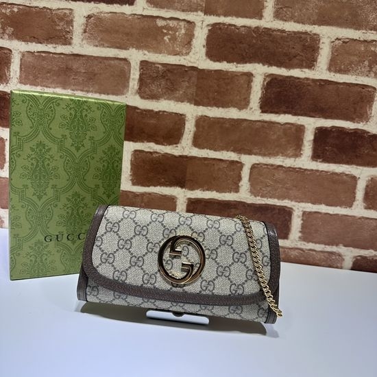 Gucci Brown Rubber Shoulder Bag 725215