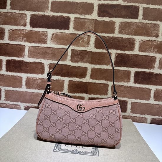 Gucci Signature Pink Pattern Shoulder Bag 735145